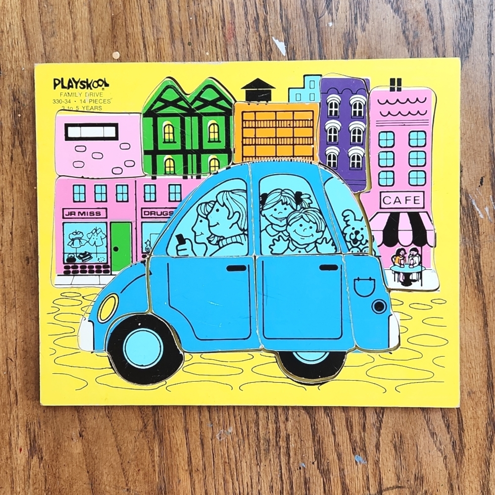 Playskool Family Drive Vintage puzzle